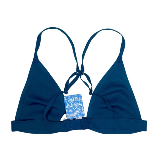 Free People Midnight Cowboy Dark Teal Oh Scuba Bra - Picture 3 of 15